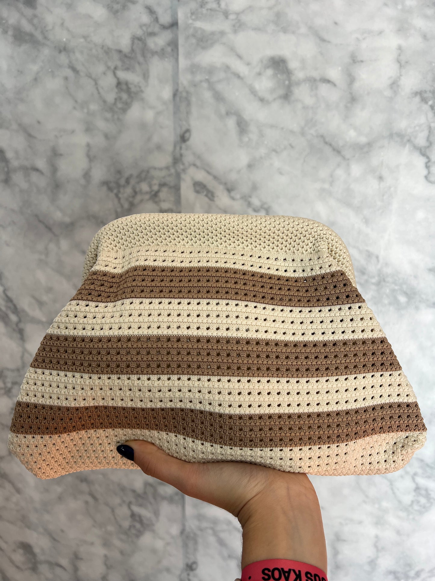 Bolso de mano rafia