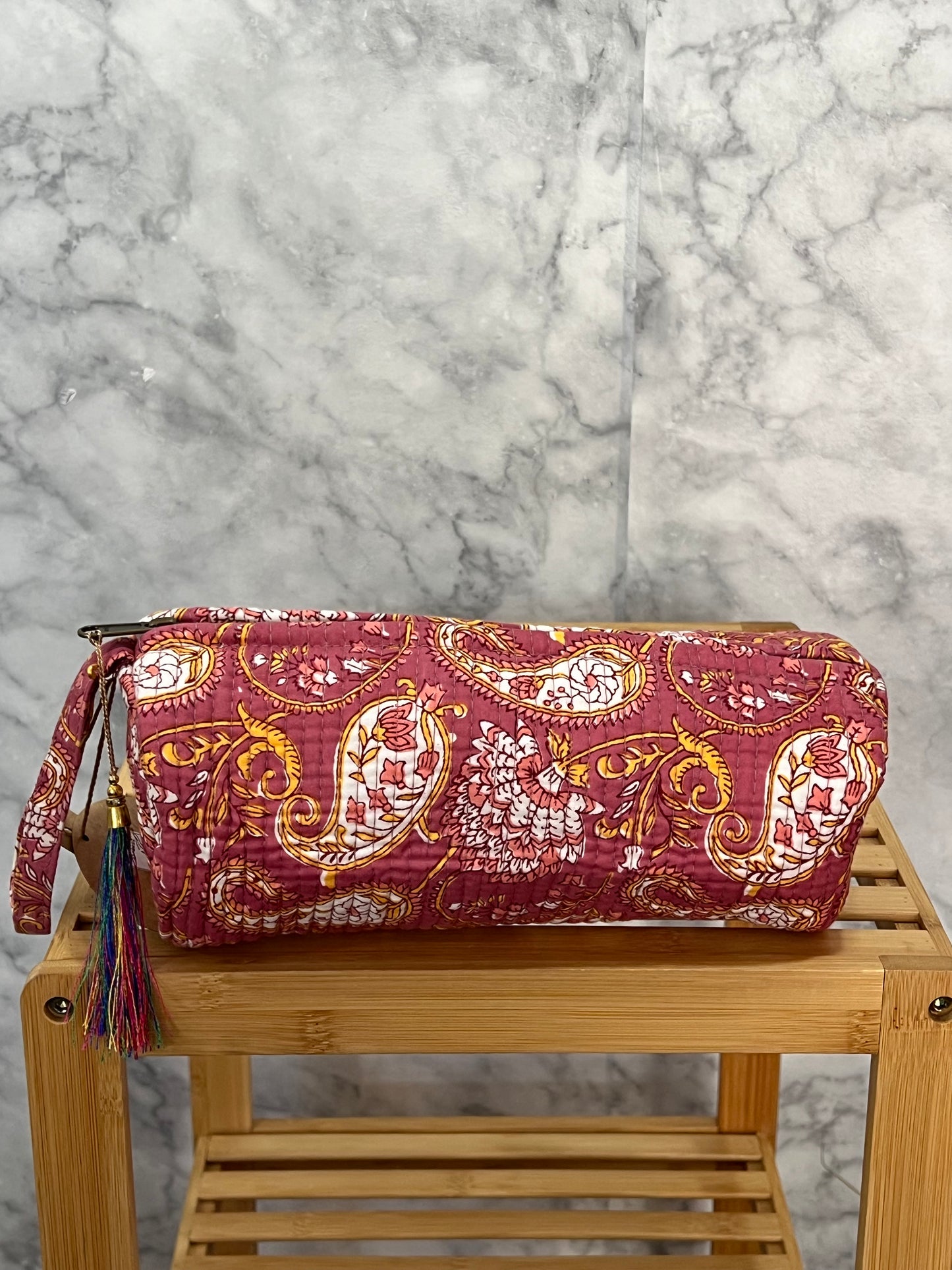 Maxi estuche acolchado estampado