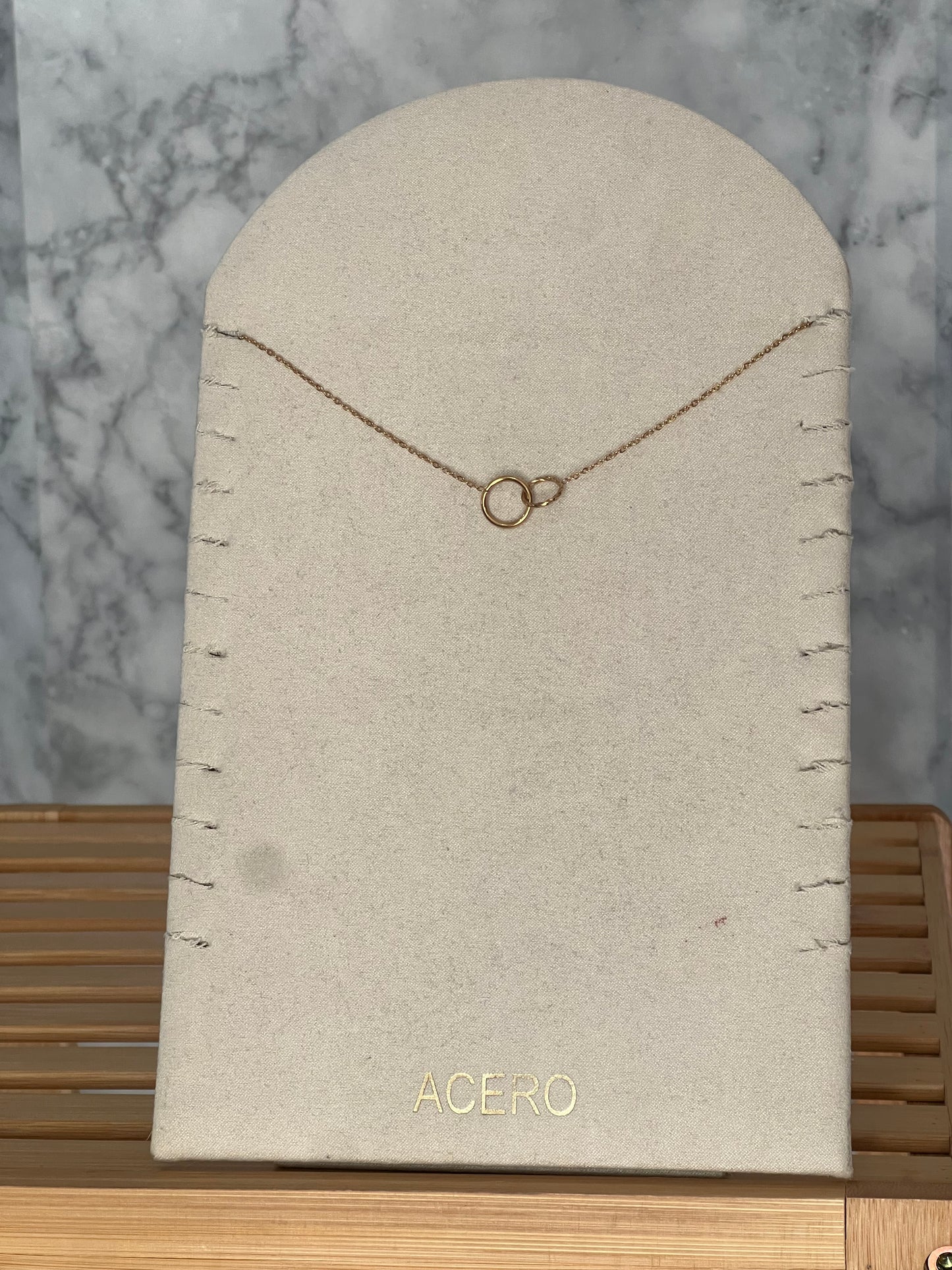 Colgante karma acero inoxidable