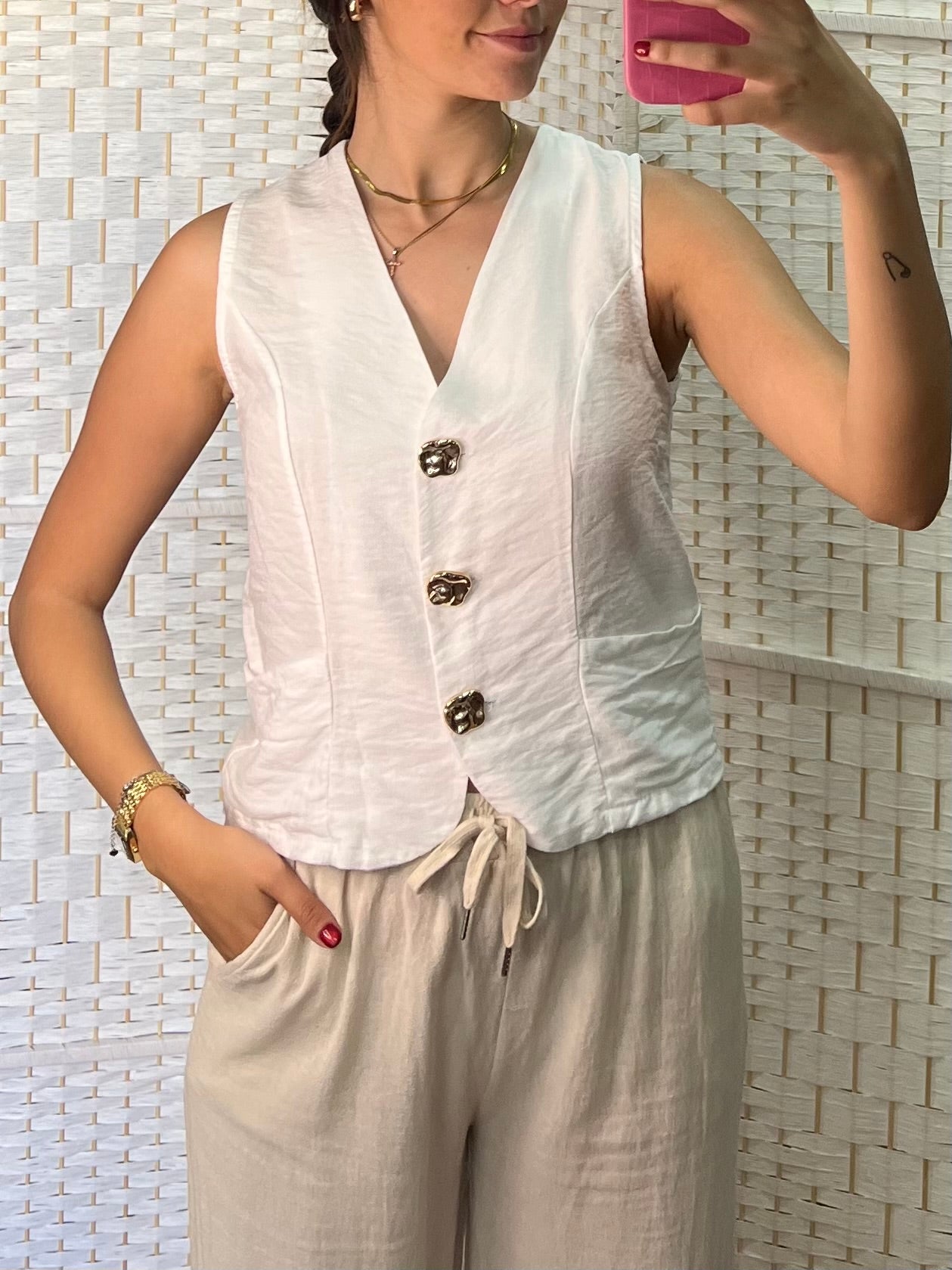 Blusa chaleco