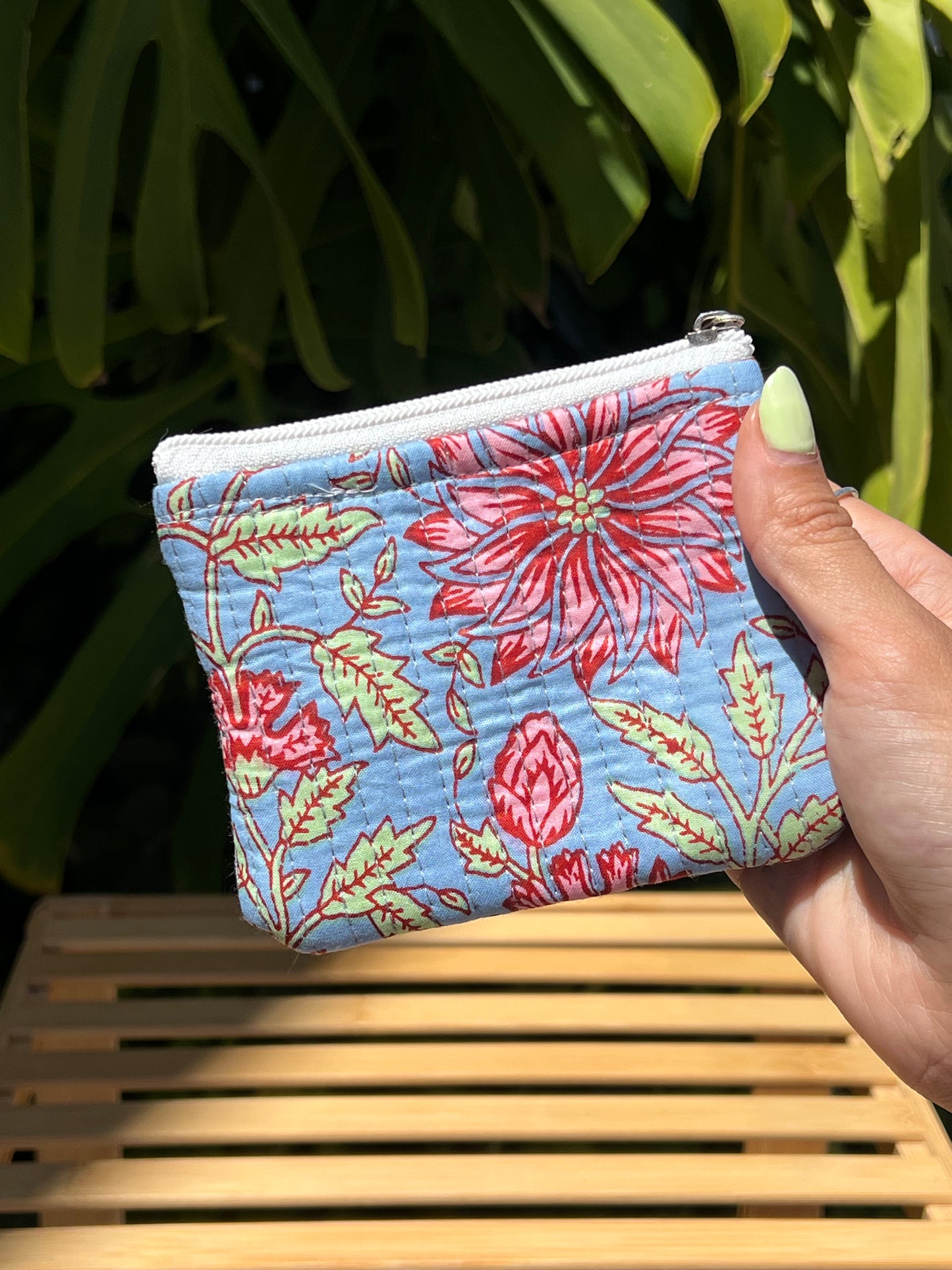 Monedero mini estampado
