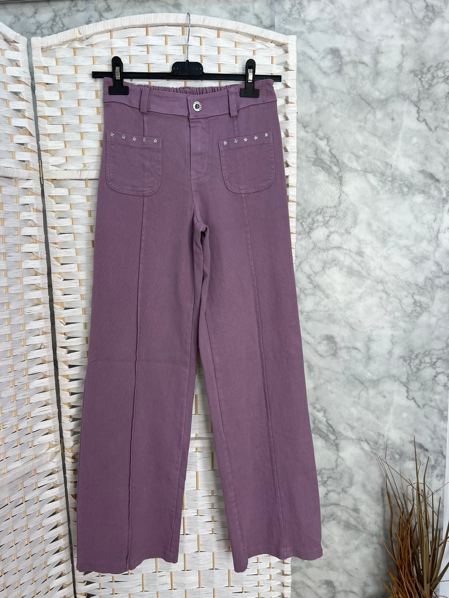 Pantalón denim estrella