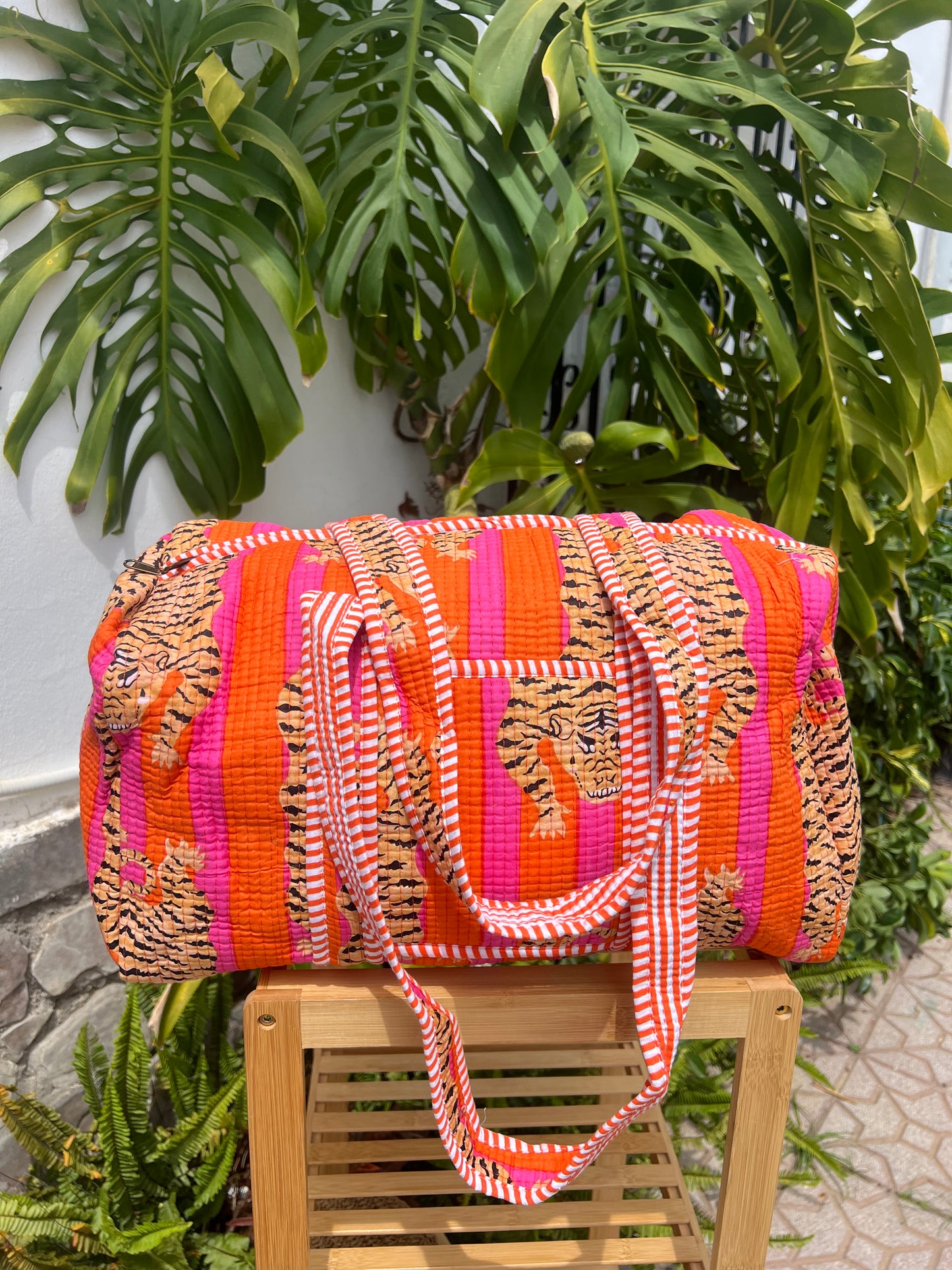 Bolso de viaje estampado