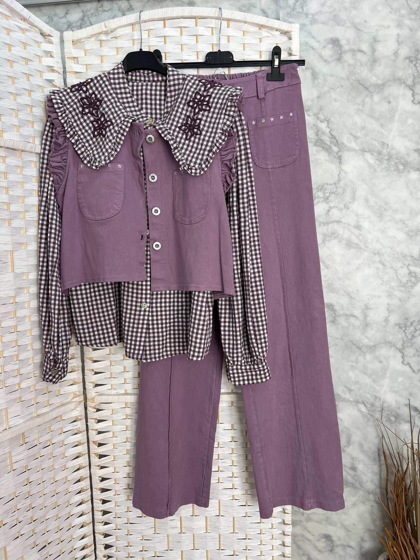 Pantalón denim estrella