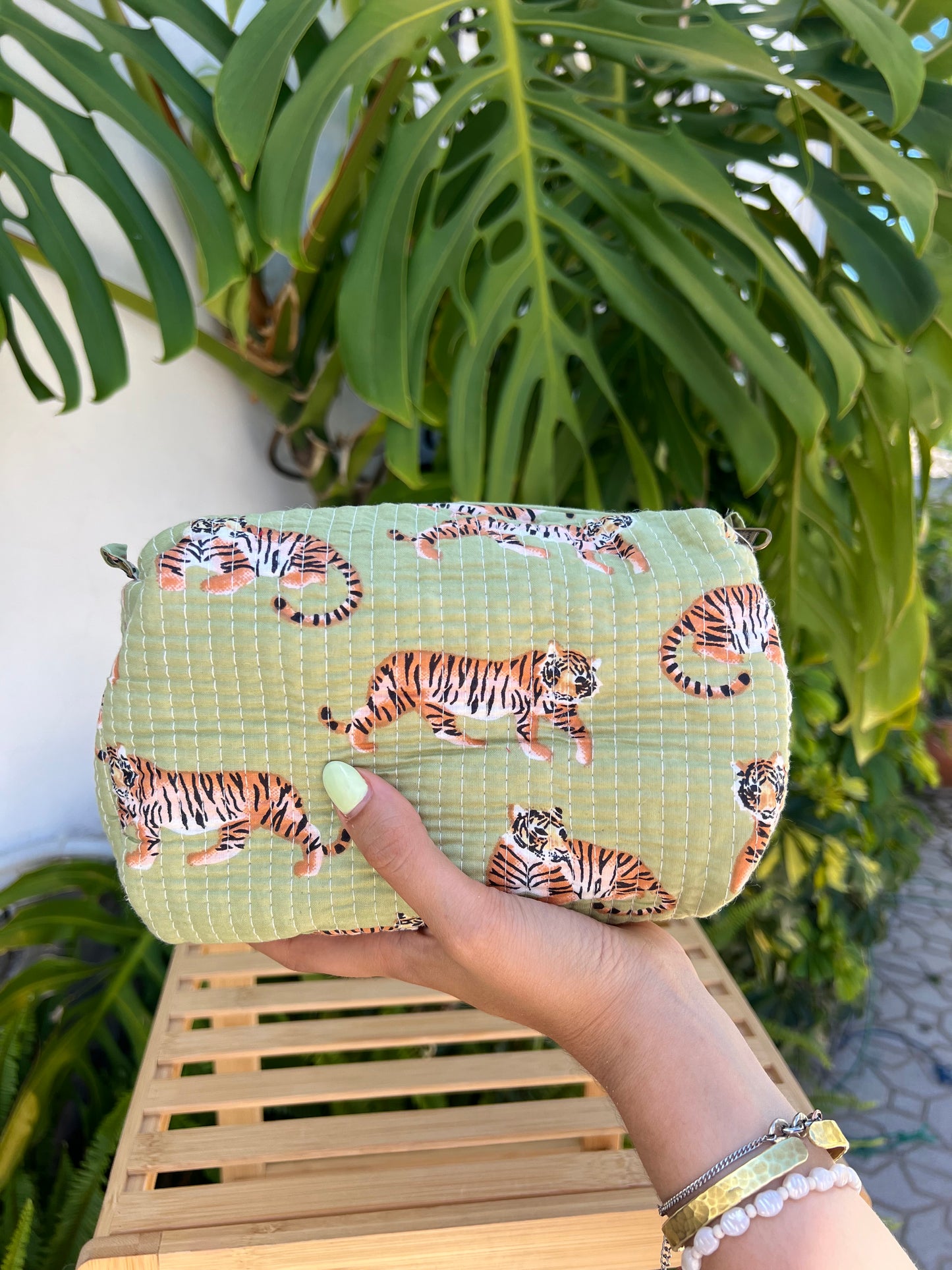 Neceser medio leopardo