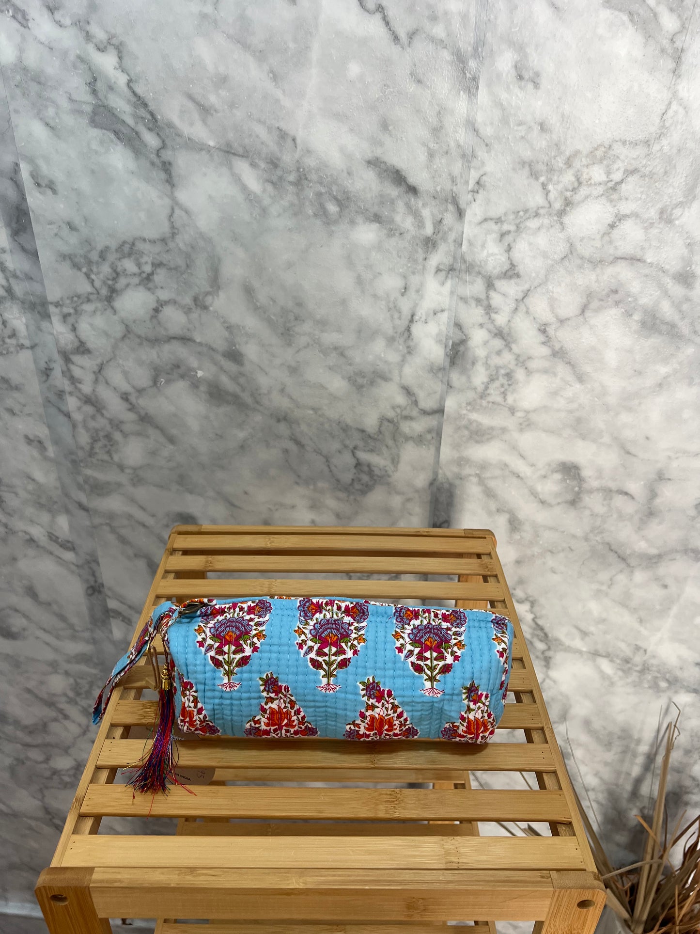 Estuche mini acolchado estampado