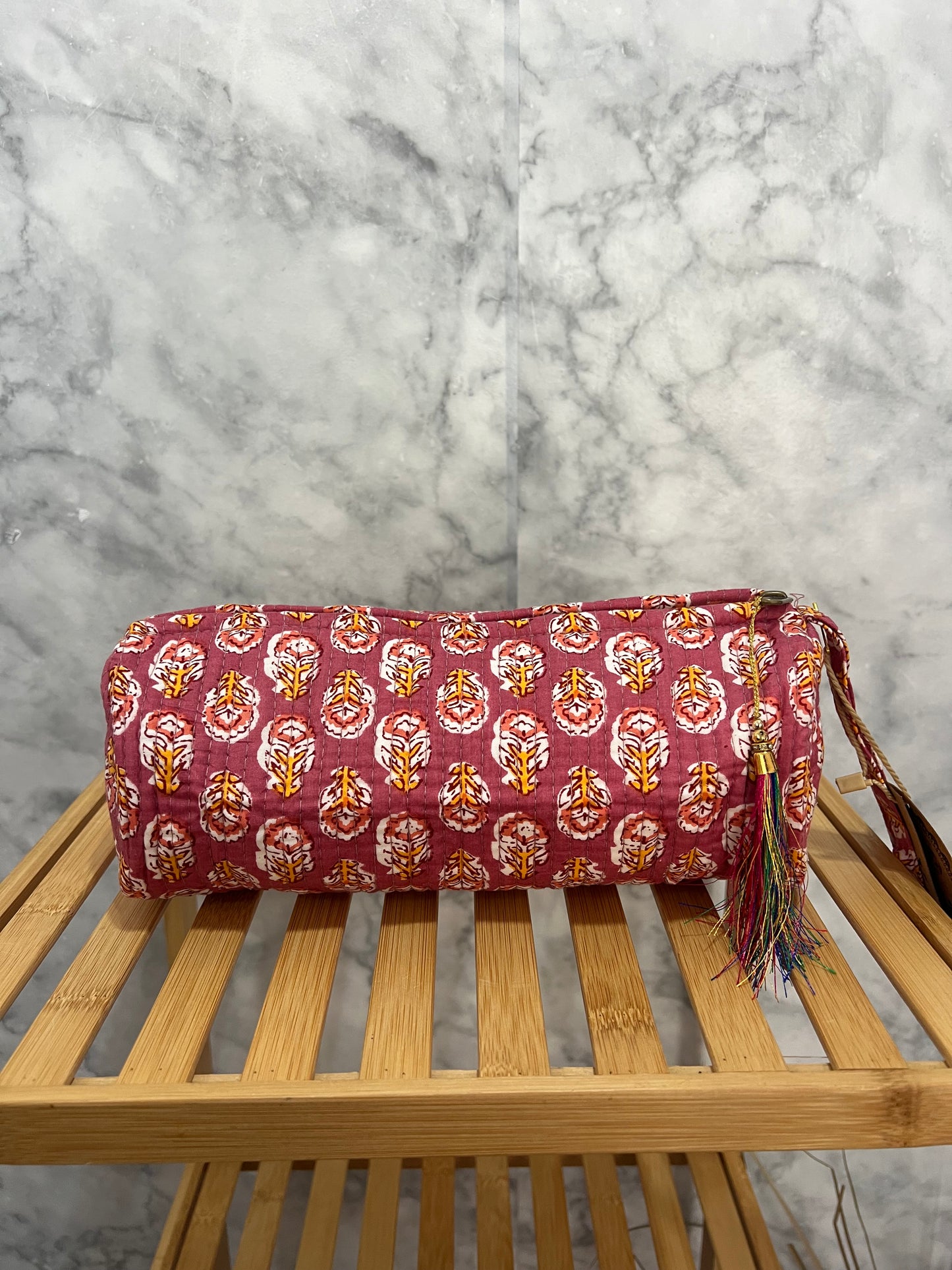 Maxi estuche acolchado estampado