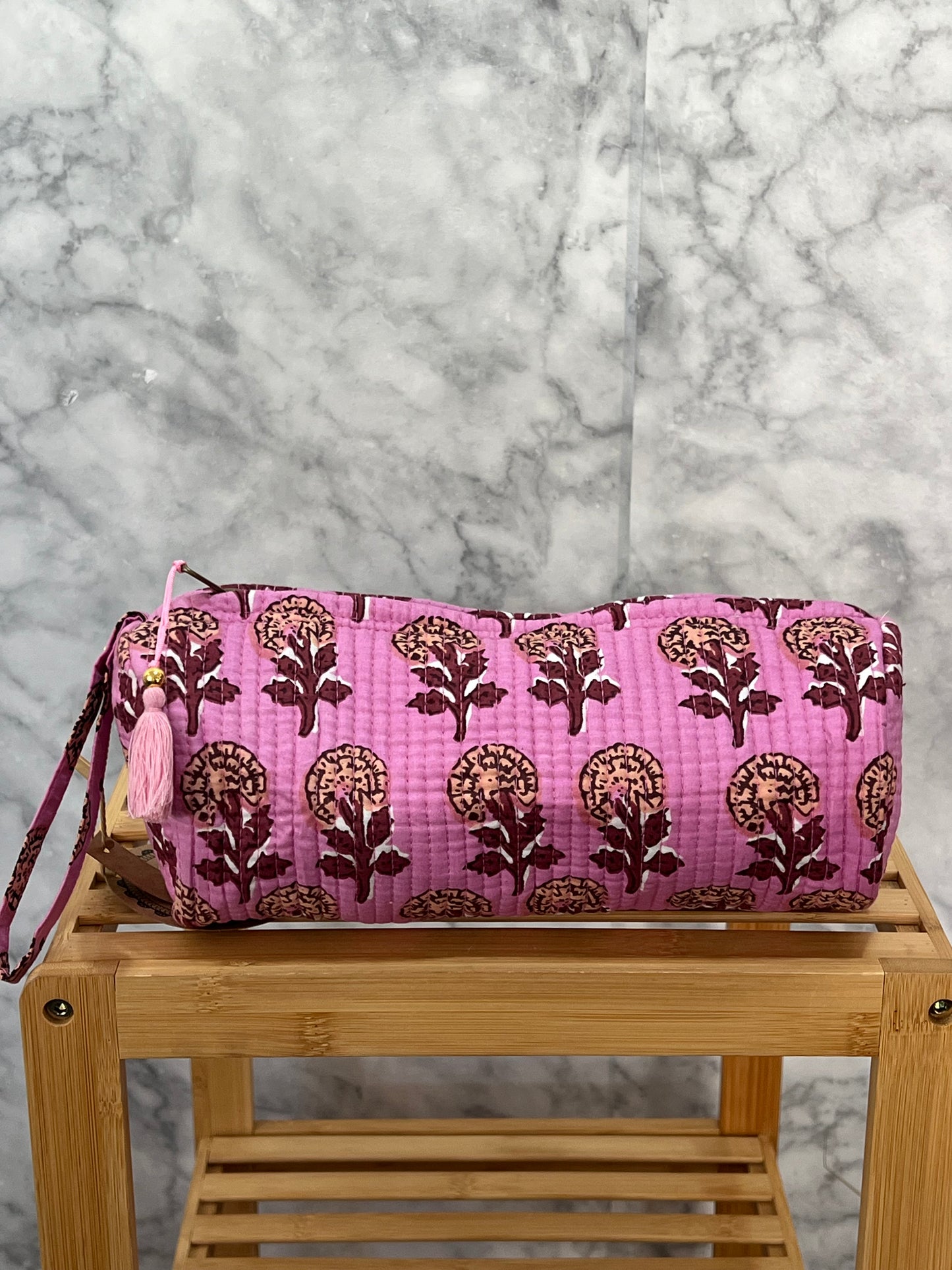 Maxi estuche acolchado estampado