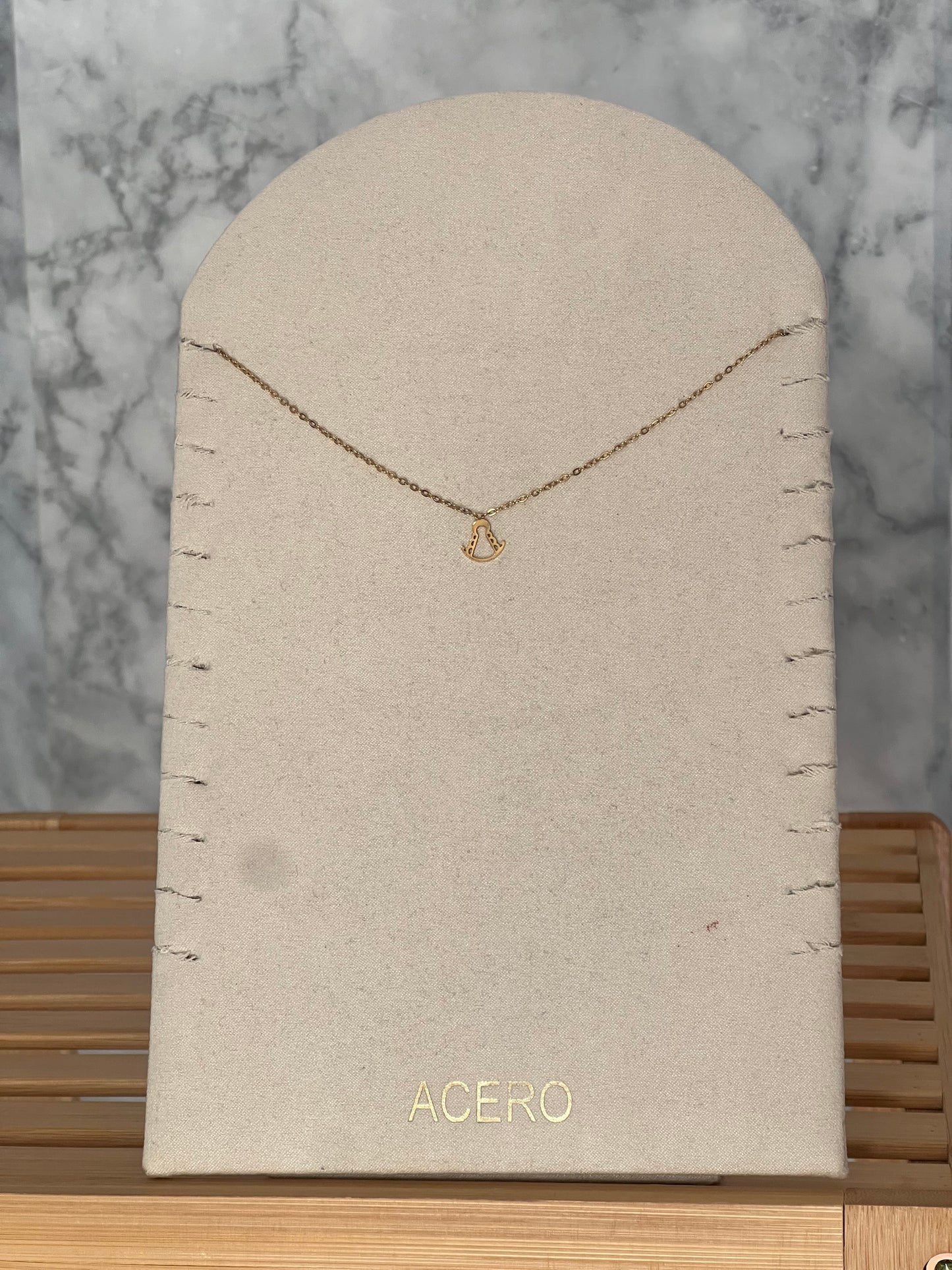 Colgante Virgen del Rocío acero inoxidable