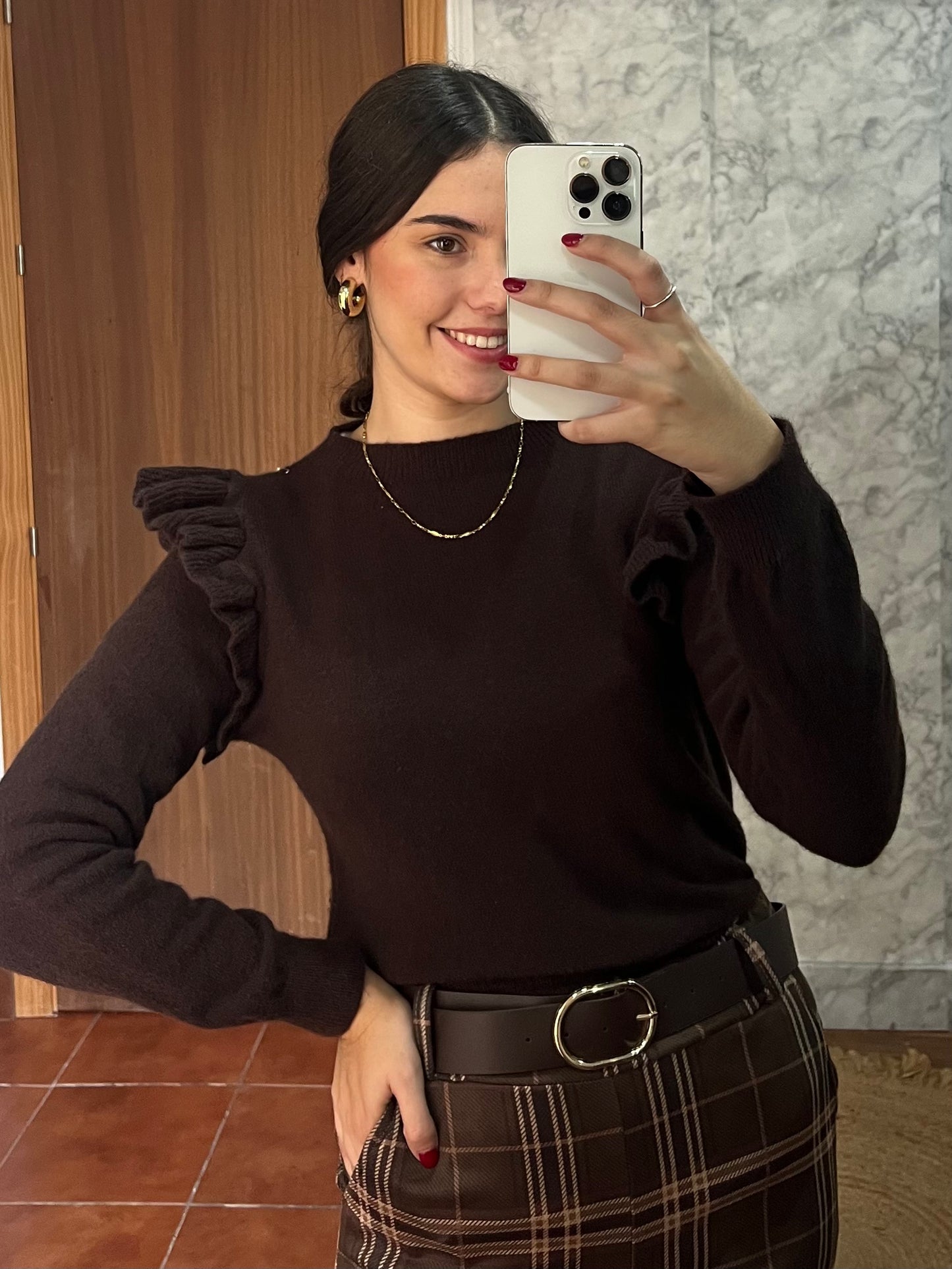 Jersey volantes hombro