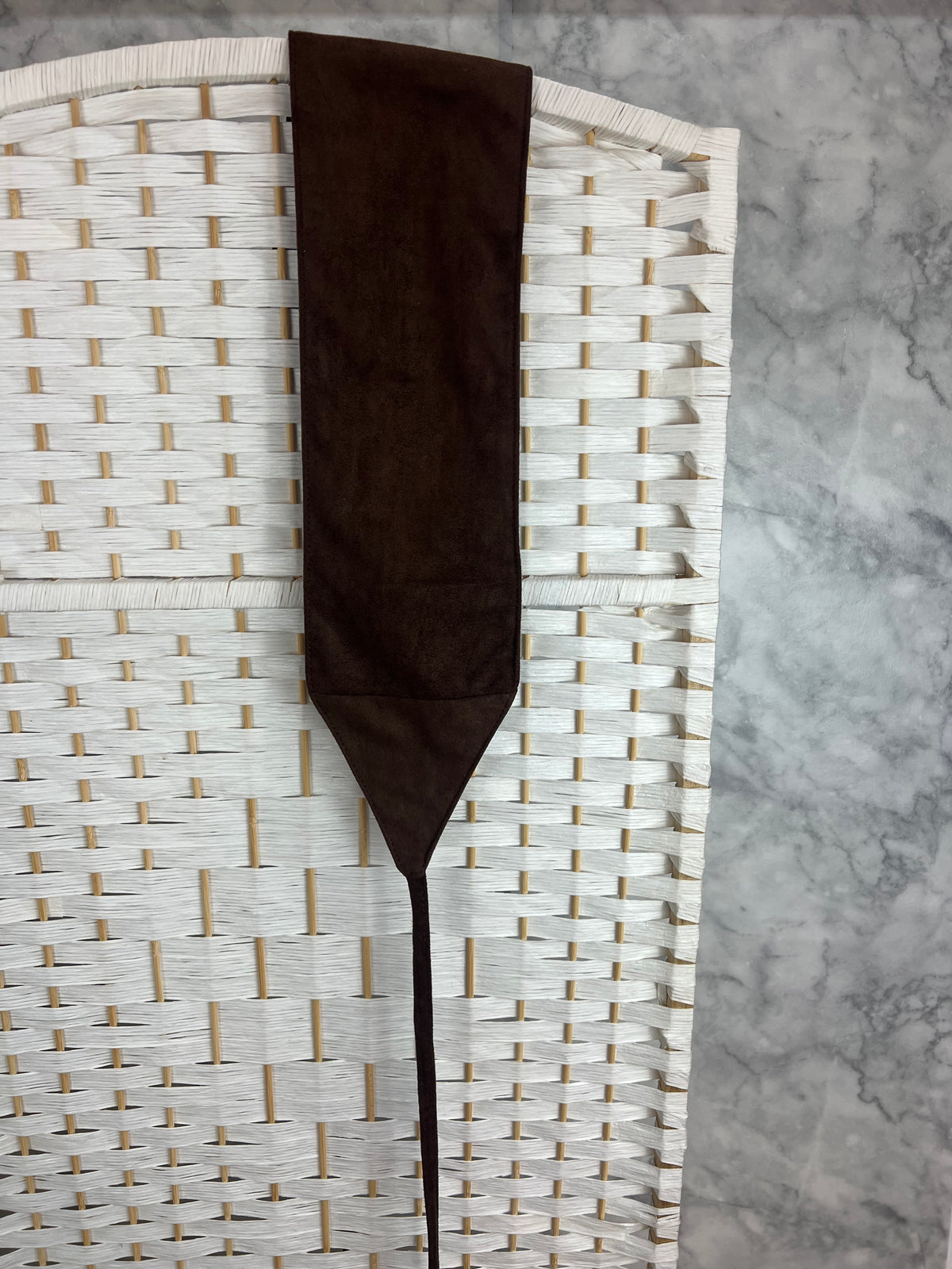 Fajín liso ajustable chocolate