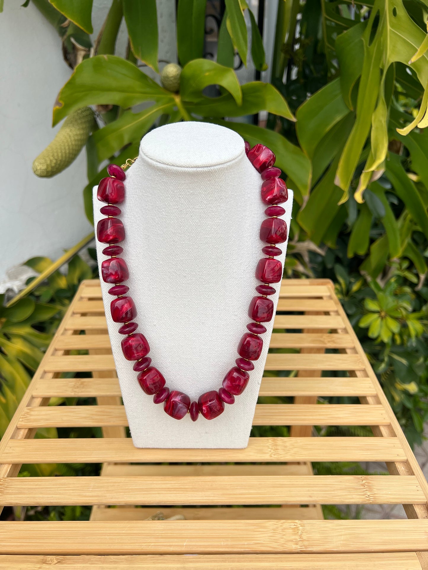 Maxi collar nácar