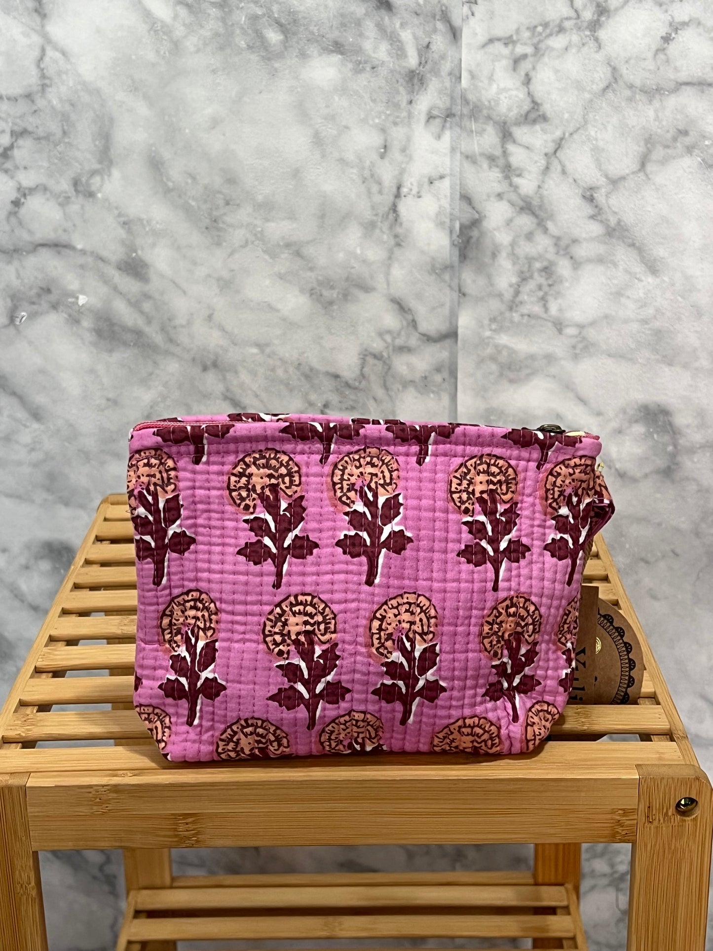 Neceser clásico estampado