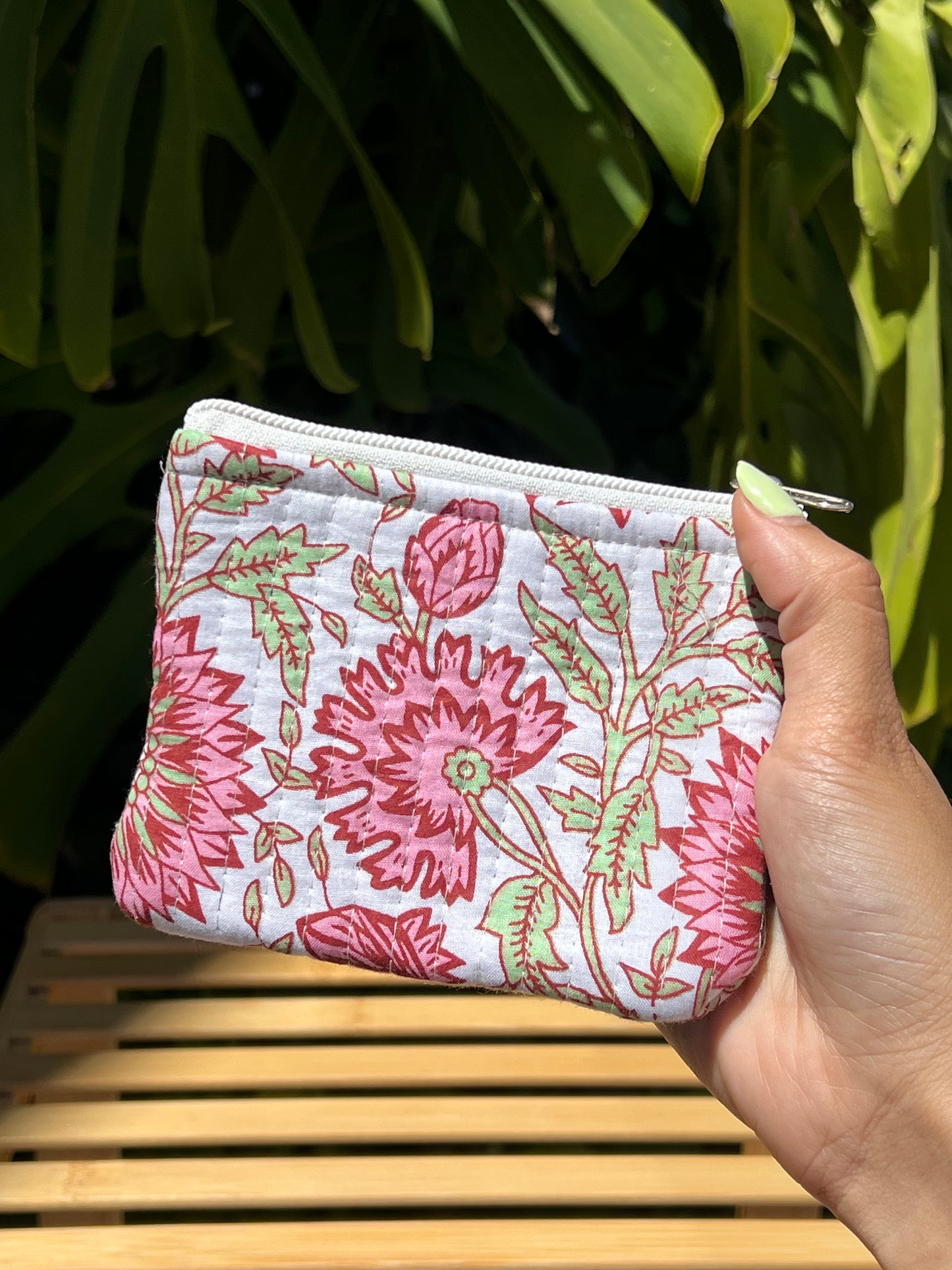 Monedero mini estampado