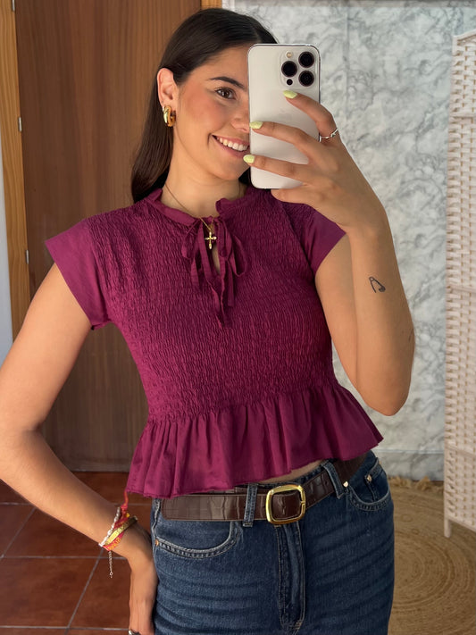 Blusa panel de abeja lazadas