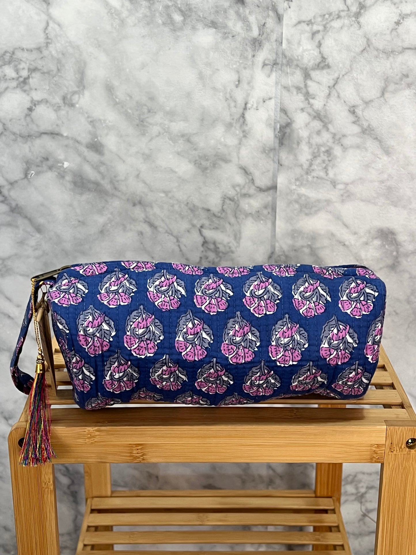 Maxi estuche acolchado estampado