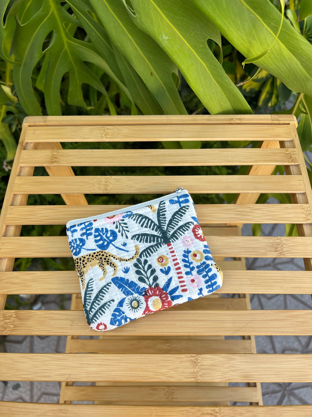 Monedero mini estampado