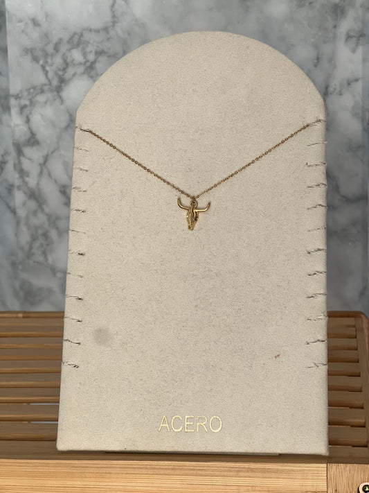 Colgante búfalo acero inoxidable