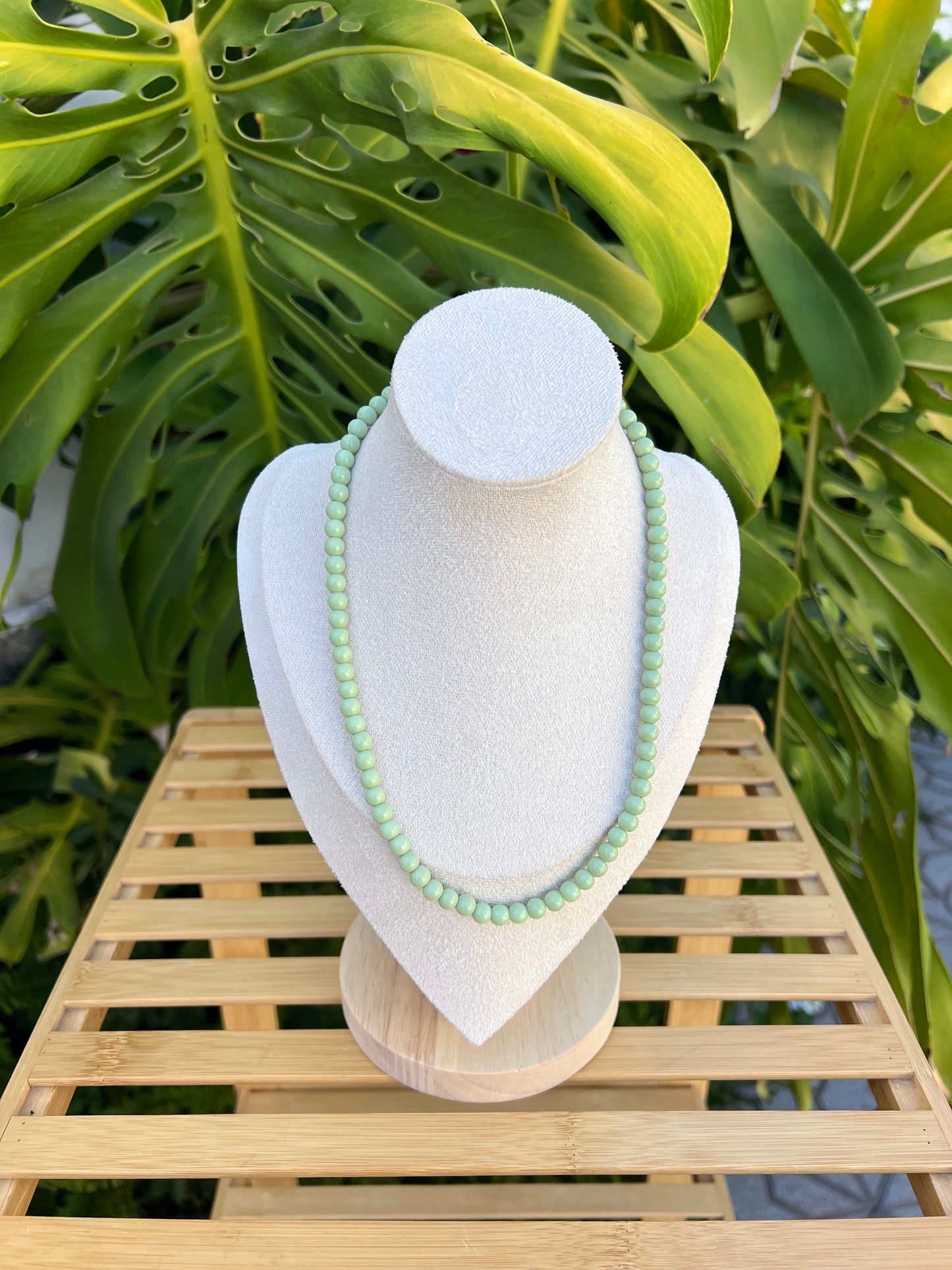 Collar mini bolas agua