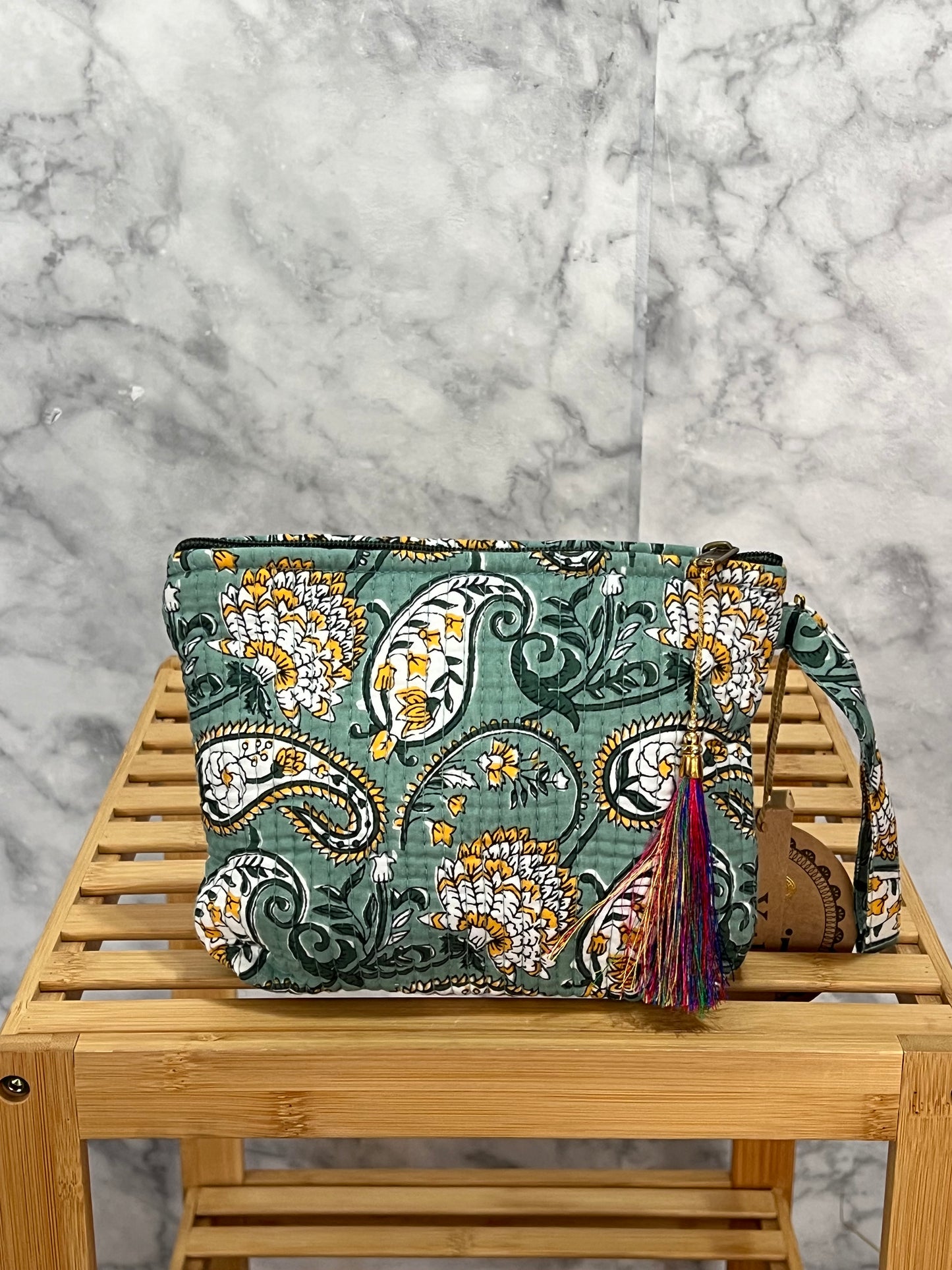 Neceser clásico estampado