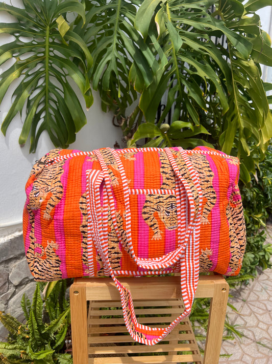 Bolso de viaje estampado