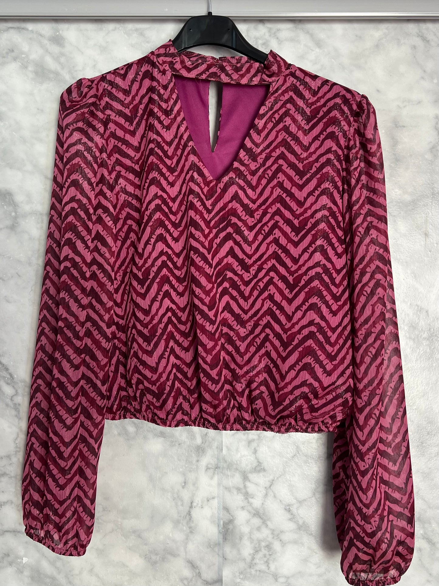 Blusa fluida cut out