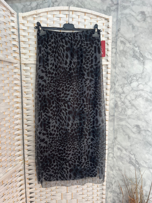 Falda gasa animal print