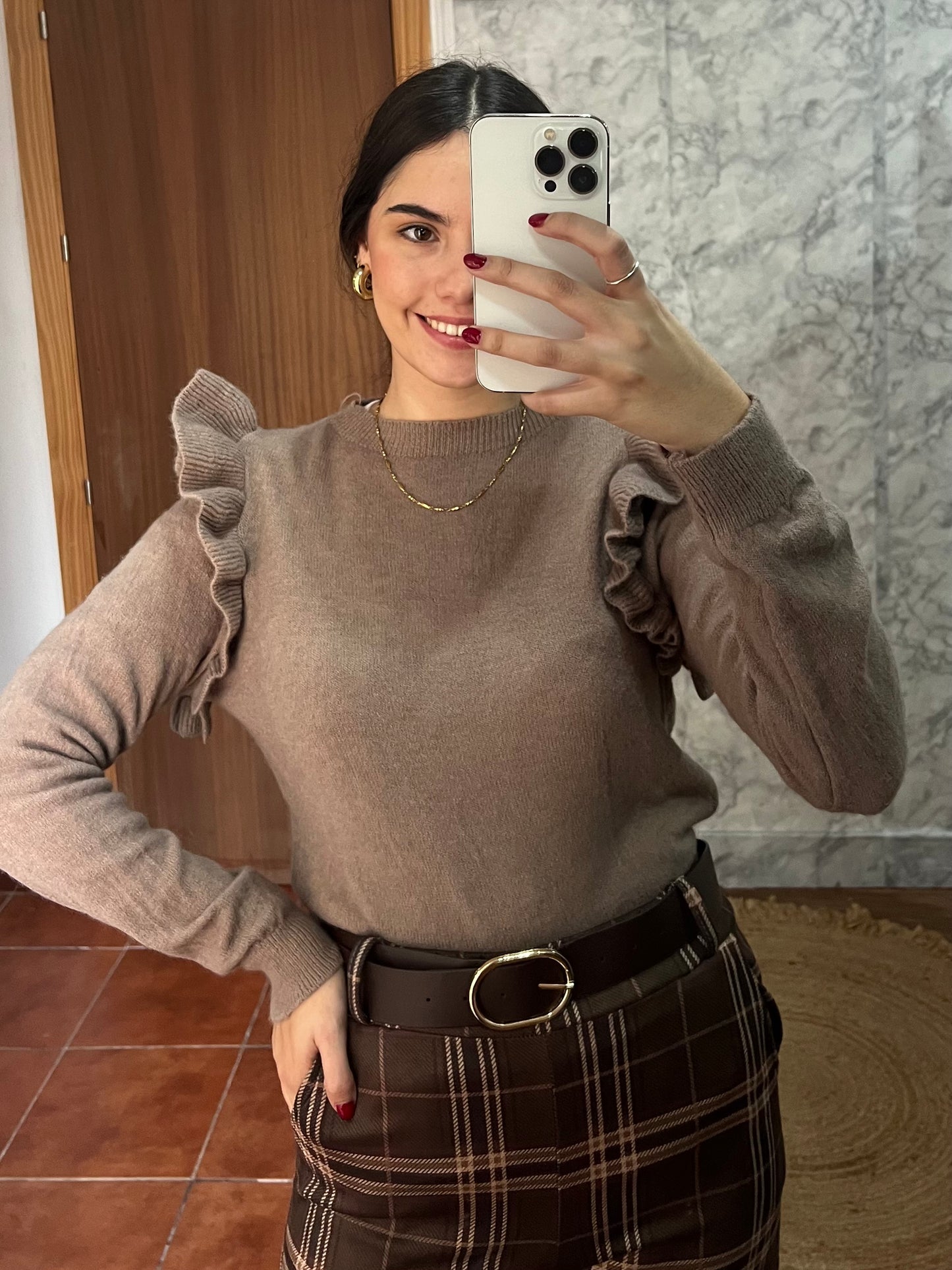 Jersey volantes hombro