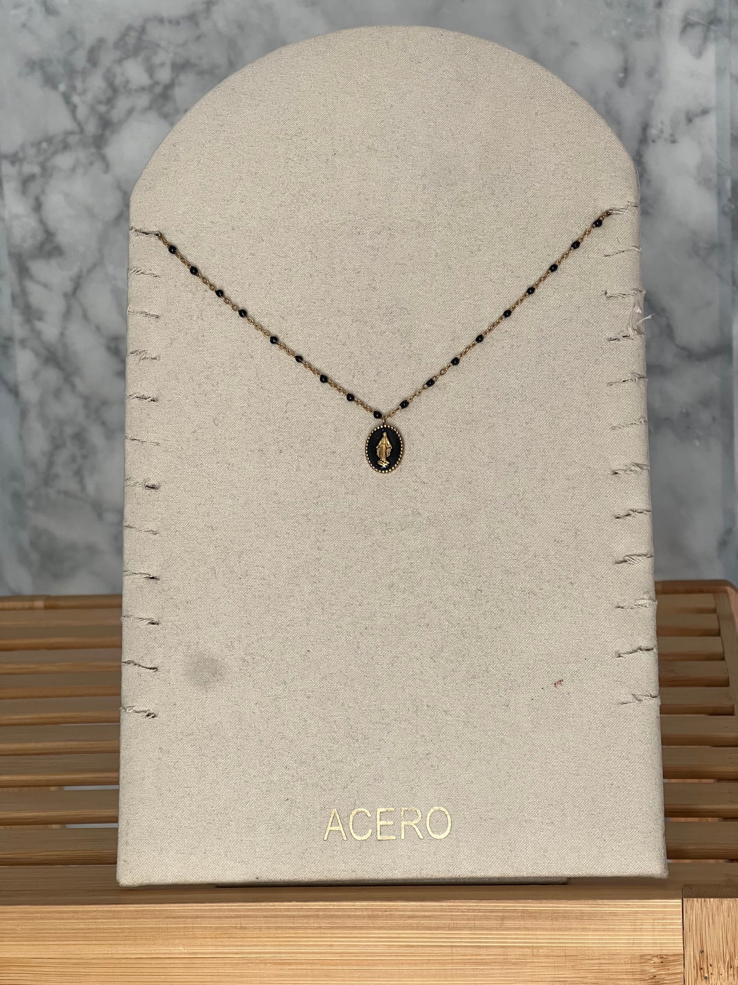 Colgante virgen acero inoxidable