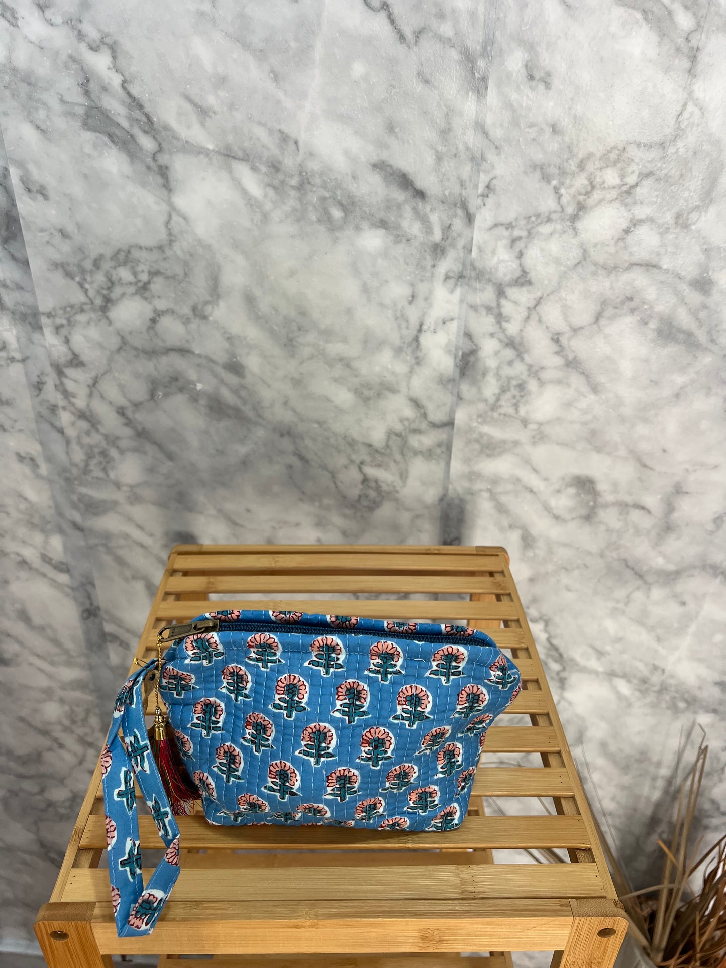 Neceser clásico estampado