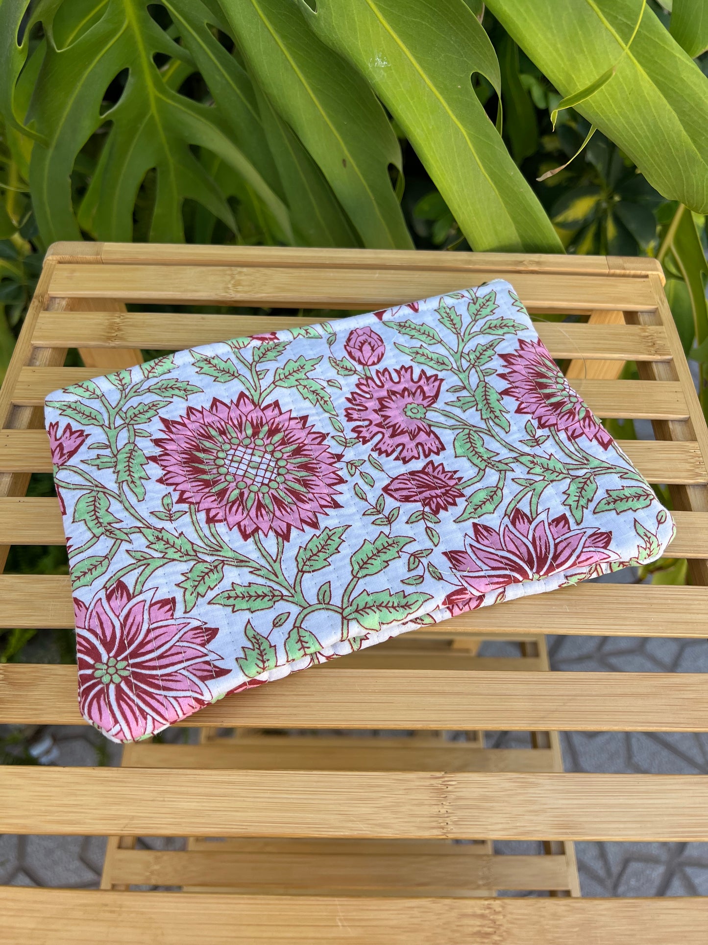Neceser plano estampado