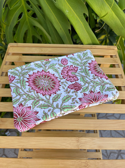 Neceser plano estampado