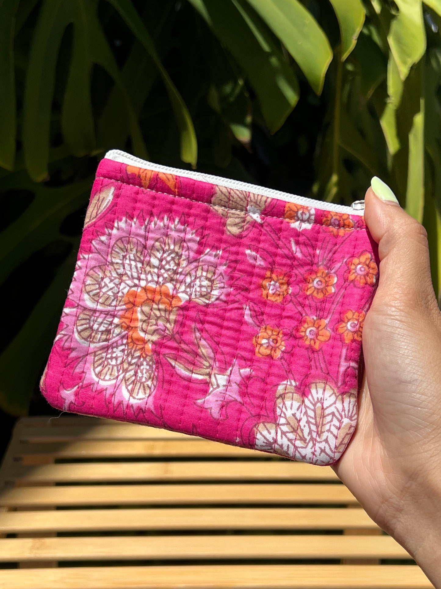 Monedero mini estampado