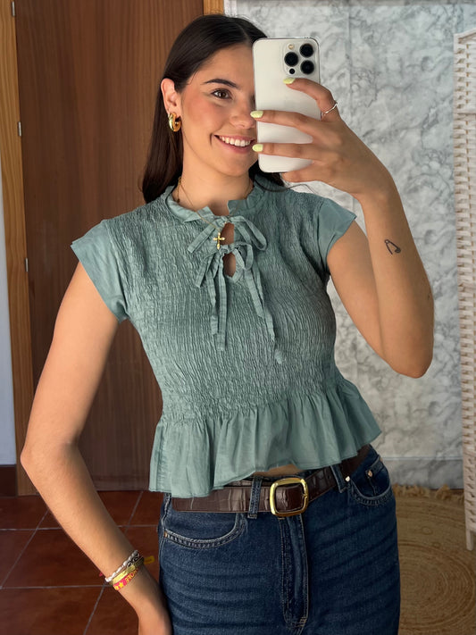 Blusa panel de abeja lazadas