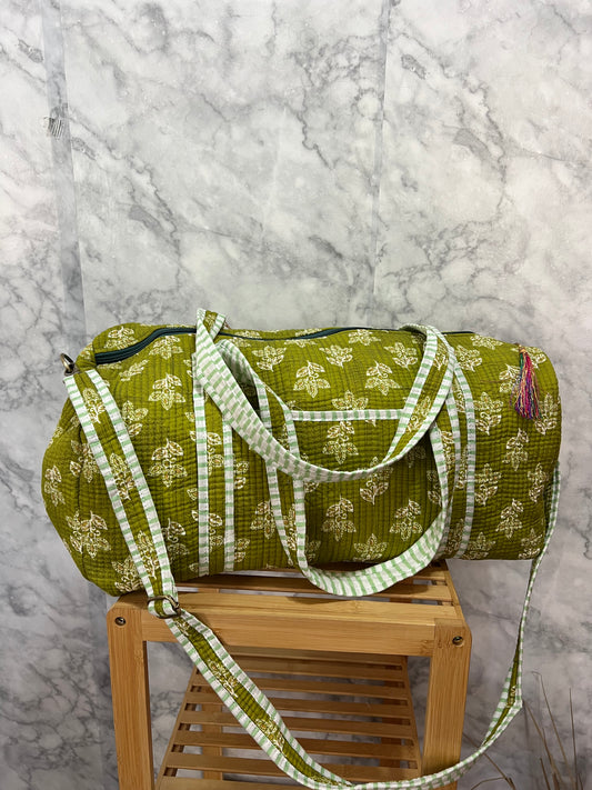 Bolso de viaje acolchado estampado