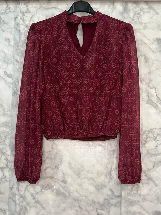 Blusa fluida cut out