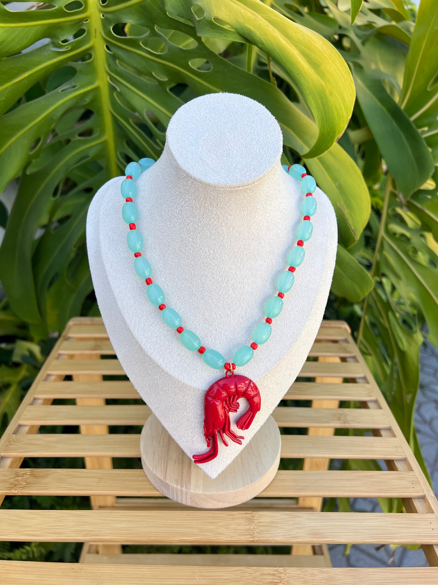 Collar bolas maxi langosta