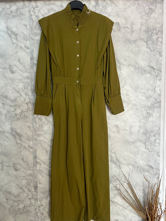 Mono denim verde pistacho