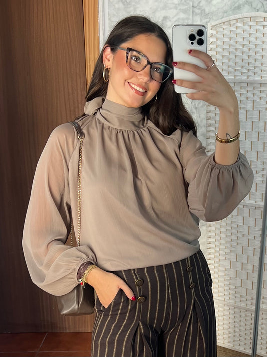 Blusa gasa lazada trasera
