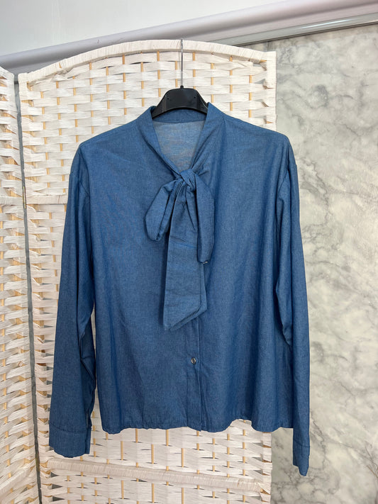 Camisa denim lazo