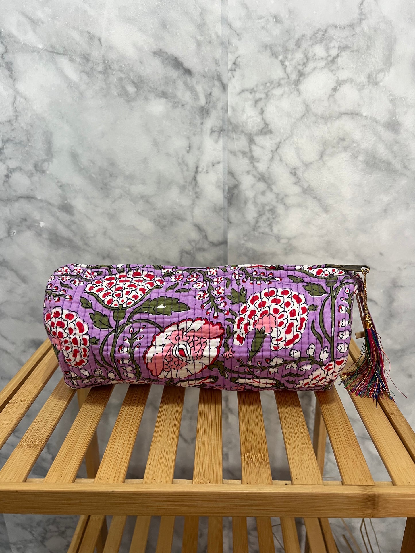 Maxi estuche acolchado estampado