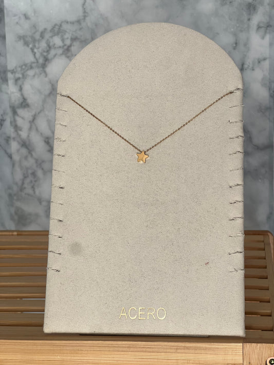 Colgante estrella acero inoxidable