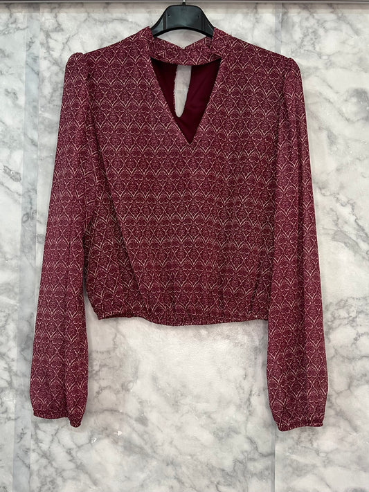 Blusa fluida cut out