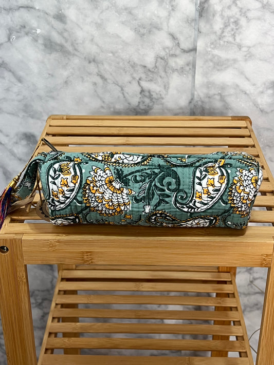 Estuche mini acolchado estampado
