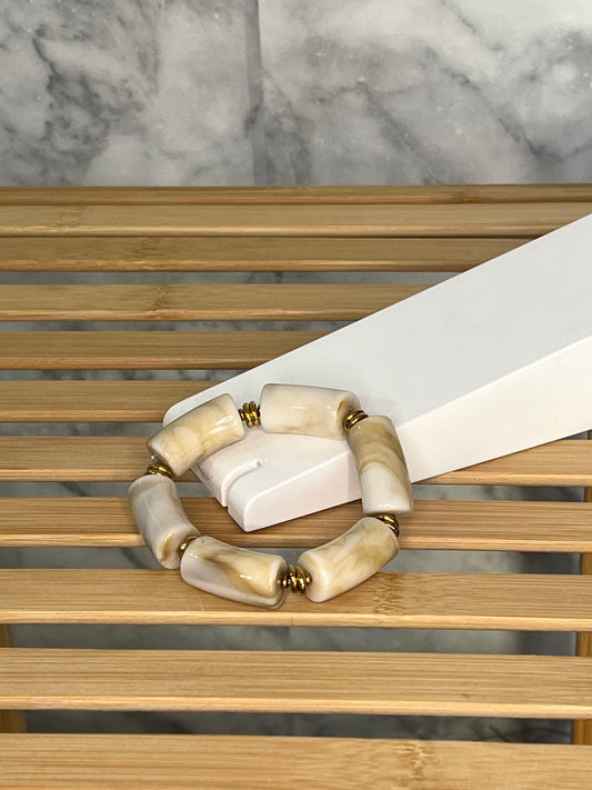 Pulsera abalorios elástica