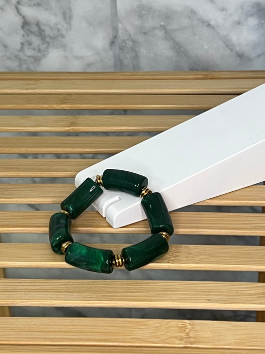 Pulsera abalorios elástica